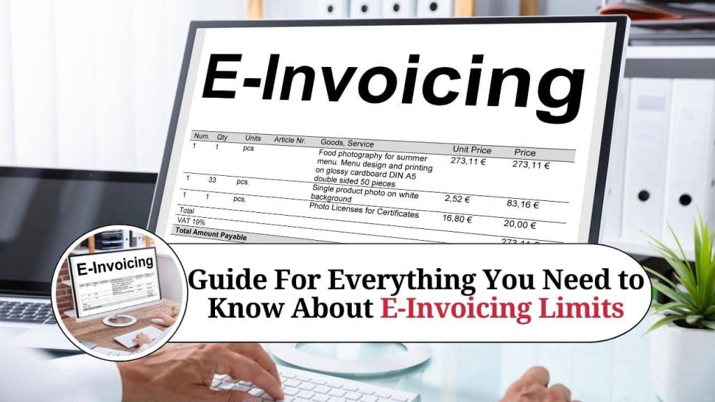 E Invoicing Limits What You Must Know Marg Erp