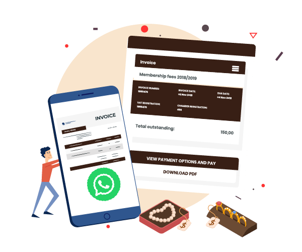 Send Bills to Customers on Whatsapp