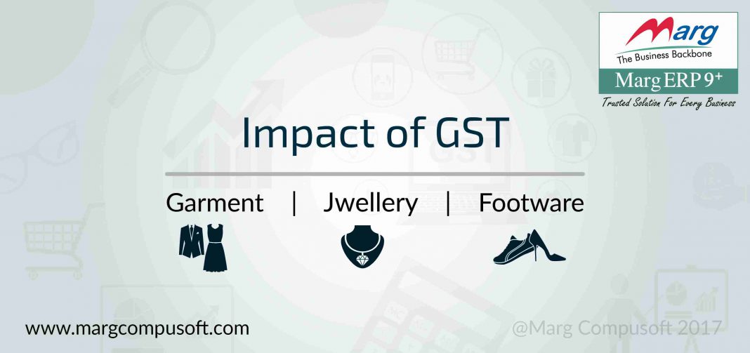 Impact of GST rate on Jewellery/ Footwear/ Garment Industry Marg ERP Blog