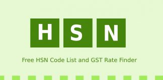 Free HSN Code List and GST Rate Finder