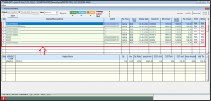 • The user can view all the pending invoices of B2B, Credit Note or Export(Invoice Type)will get displayed with proper details for the selected period i.e. GSTIN, Tax Type, Invoice Date, Invoice No., Bill Amount etc.