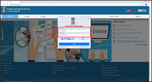 • An ‘e-Invoice System Login’ window will appear. • Enter the ‘Username’ and ‘Password’.