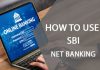 How to use sbi net banking