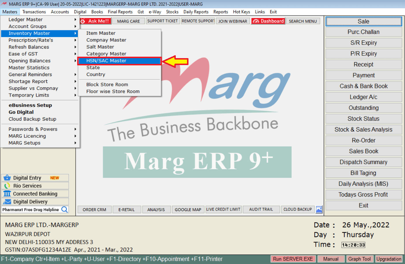 marg billing software 