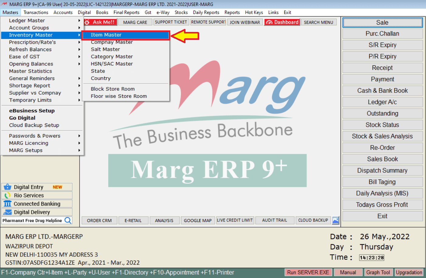 marg billing software