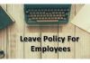 Leave policy for Employees