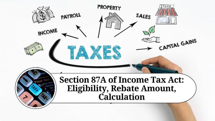 Section 87A of Income Tax Act: Eligibility, Rebate Amount and Calculation