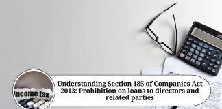 Understanding Section 185 of Companies Act 2013: Prohibition on loans to directors and related parties