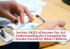 Section 10(32) of Income Tax Act: Understanding the Exemption for Income Earned by Minor Children