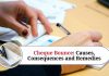 Cheque Bounce: Causes, Consequences and Remedies cheque bounce