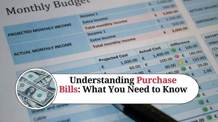 Understanding Purchase Bills: What You Need to Know