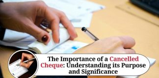 The Importance of a Cancelled Cheque Understanding its Purpose