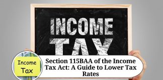 Section 115BAA of the Income Tax Act