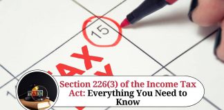 Section 226(3) of the Income Tax Act