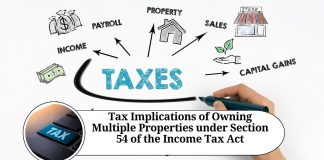 Tax Implications of Owning Multiple Properties under Section 54 of the Income Tax Act