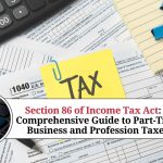 Section 86 of Income Tax Act