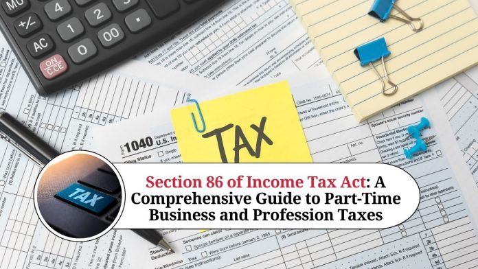 Section 86 of Income Tax Act