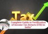 Verification of Income Tax Return