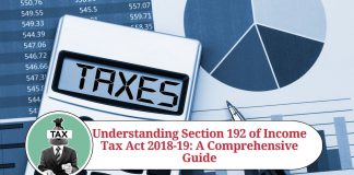 Section 192 of Income Tax Act 2018-19