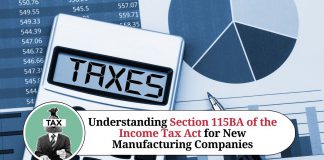 Section 115BA of the Income Tax Act