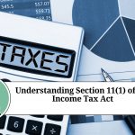 Section 11(1) of the Income Tax Act