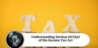 Section 41(1)(a) of the Income Tax Act