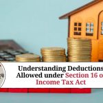 Understanding Deductions Allowed under Section 16 of Income Tax Act