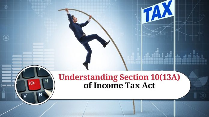 Section 10(13A) of Income Tax Act