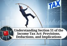Understanding Section 51 of the Income Tax Act: Provisions, Deductions, and Implications