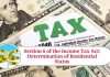 Section 6 of the Income Tax Act: Determination of Residential Status