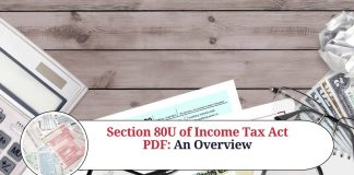 Section 80U of Income Tax Act PDF: An Overview