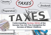 Understanding Section 10(24) of the Income Tax Act: Tax Exemption for Income of Minor Children