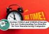 Section 115BAA and 115BAB of Income Tax Act
