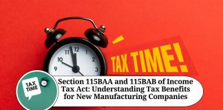 Section 115BAA and 115BAB of Income Tax Act