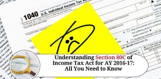 Understanding Section 80C of Income Tax Act for AY 2016-17: All You Need to Know