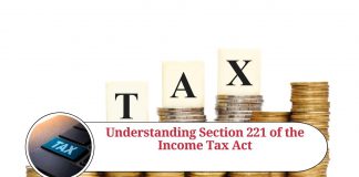 Section 221 of the Income Tax Act