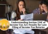 Understanding Section 234F of Income Tax Act: Penalty for Late Filing of Income Tax Returns in AY 2020-21