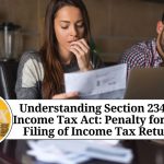 Understanding Section 234F of Income Tax Act: Penalty for Late Filing of Income Tax Returns in AY 2020-21