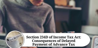 Section 234D of Income Tax Act
