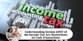 Section 269ST of the Income Tax Act