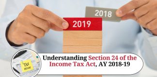 Understanding Section 24 of the Income Tax Act, AY 2018-19