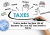 Notice under Section 148 of Income Tax Act: All You Need to Know
