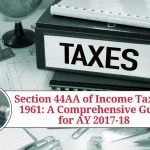 Section 44AA of Income Tax Act 1961