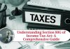 Understanding Section 80G of Income Tax Act: A Comprehensive Guide