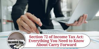 Section 72 of Income Tax Act
