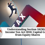 Understanding Section 10(38) of Income Tax Act 2018: Capital Gains from Equity Shares