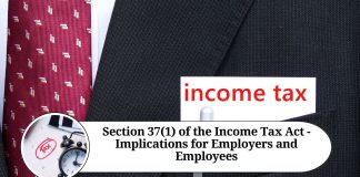 Section 37(1) of the Income Tax Act