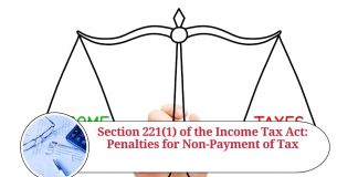 Section 221(1) of the Income Tax Act: Understanding the Penalties for Non-Payment of Tax