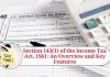Section 143(1) of the Income Tax Act, 1961: An Overview and Key Features