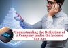 Definition of a Company under the Income Tax Act